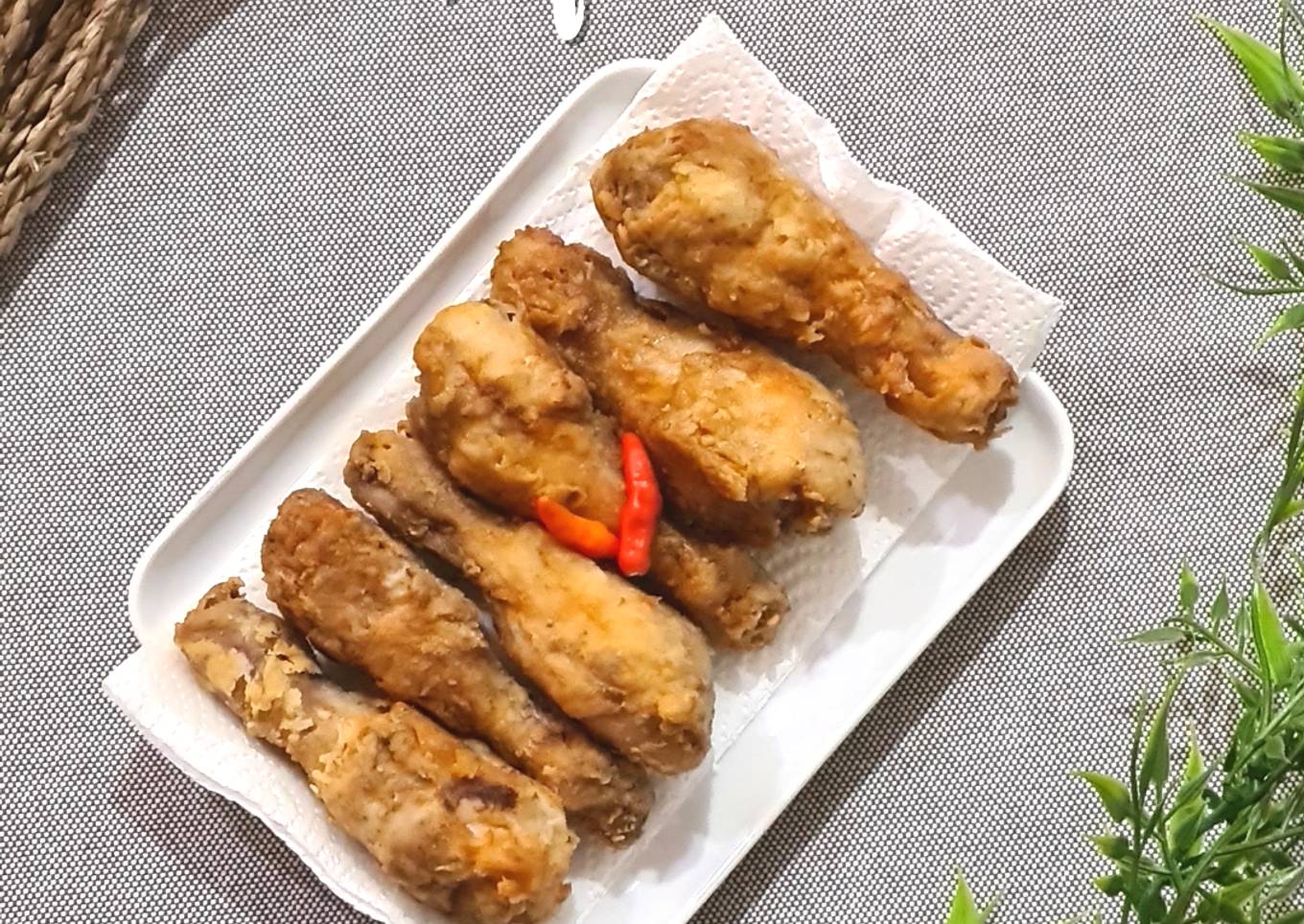 Ayam goreng ala KF dengan tepung*