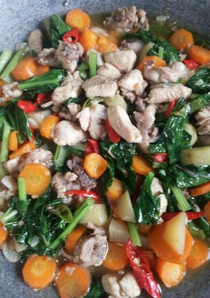 Foto resep Capcai ayam
