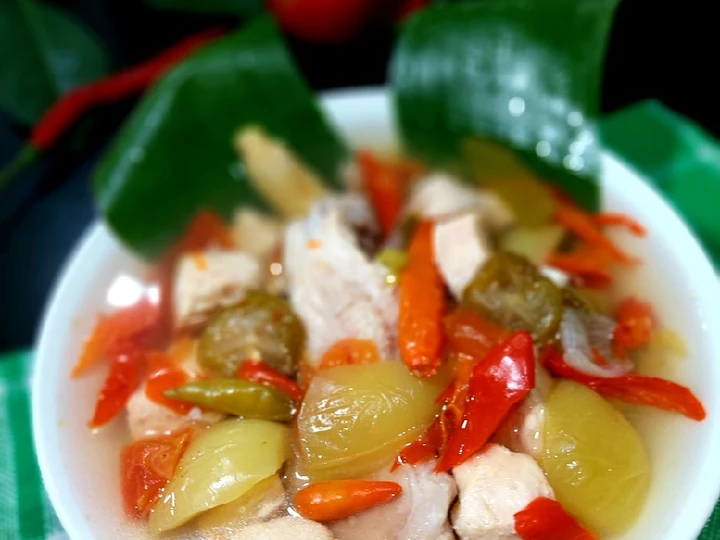 Langkah Gampang Membikin Resep 154. Garang Asem Ayam tanpa santan yang Menggugah Selera Anti Ribet, Mantap Sekali