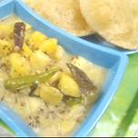 Dahi Wale Aloo (Potato in Yoghurt Gravy)