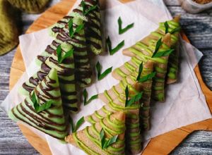 Foto resep Dadar Gulung Segitiga Topping Coklat