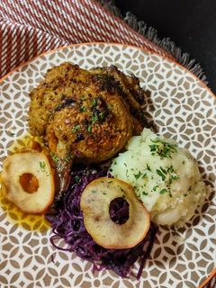 Töltött, narancsos kacsacomb recept fotója