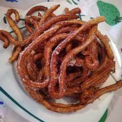 Una foto de Churros caseros