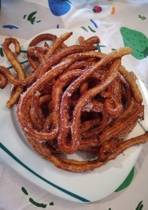 Una foto de Churros caseros