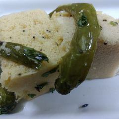 A picture of Dhokla.