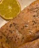 Salmão no forno