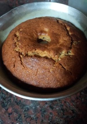 Una foto de Budín de harina integral, semillas y bananas