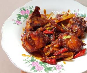 Cara Cepat Ayam kecap pedas manis Enak Bergizi