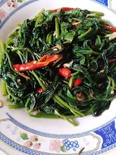 Foto resep Tumis daun ubi jalar