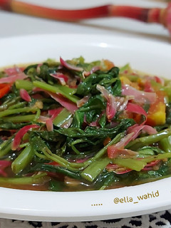 Foto resep Cah Kangkung Kecombrang Saus Tiram