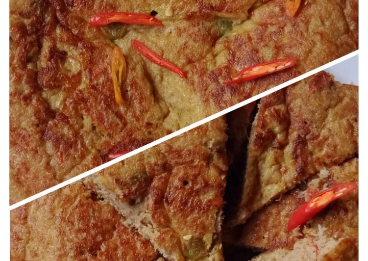 Telur dadar sambel urab(kelapa)