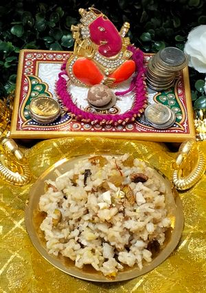 गणेश चतुर्थी स्पेशल गुड़ चावल रेसिपी मुख्य फोटो