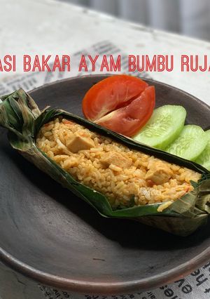 Foto resep Nasi Bakar Ayam Bumbu Rujak