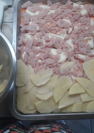 Una foto de Pastel de papa y zapallo gratinado