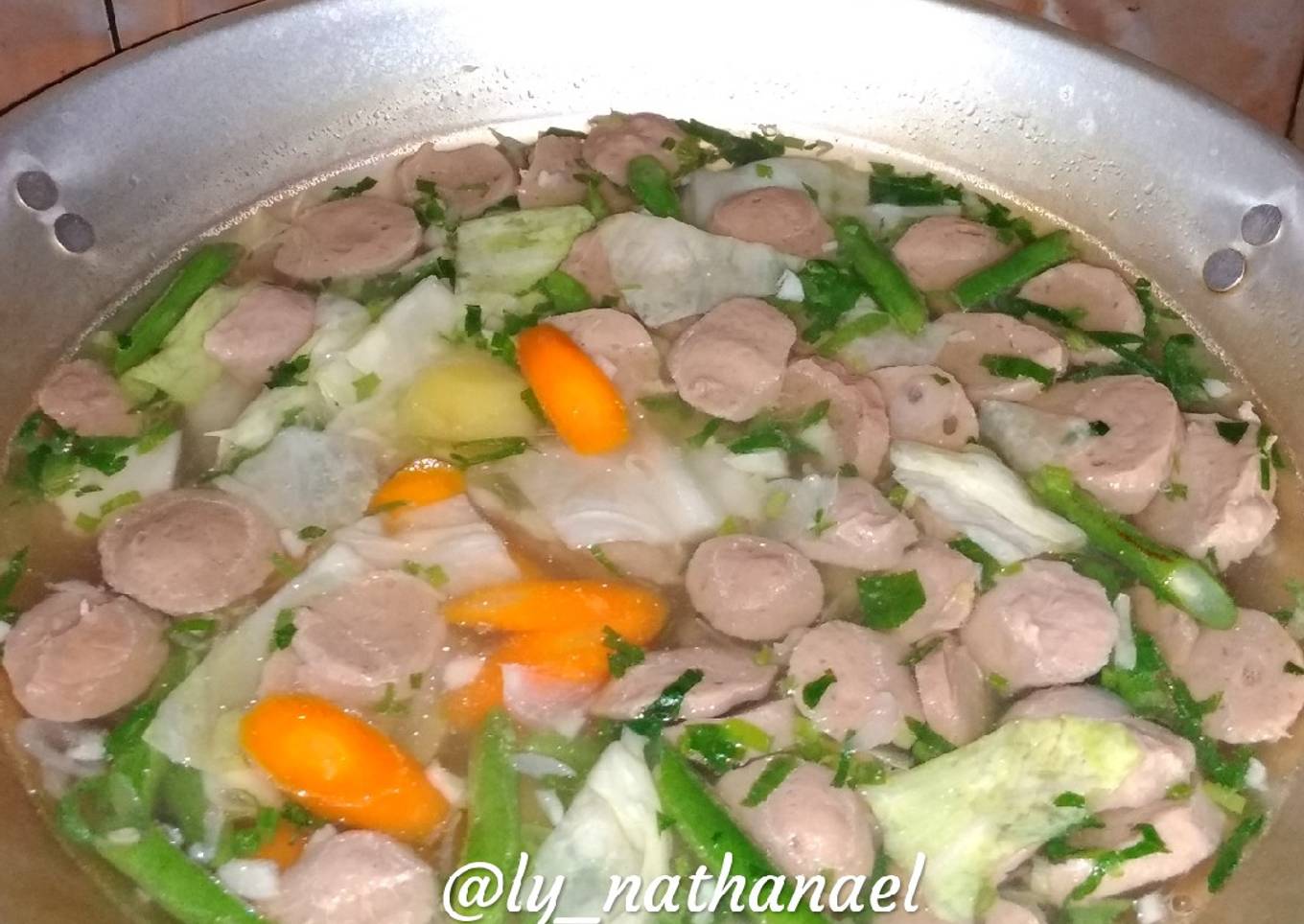 Sop Bakso Sayuran mudah & cepat No MSG