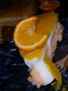 صورة لوصفة تورتة البرتقال المنعشة بثلاث طبقات 🍊🍰