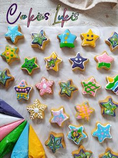 Foto resep Cookies Lukis (icing sugar cookies)