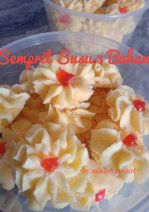 Foto resep Semprit Susu 3 bahan