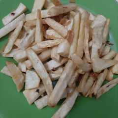 A picture of Talas goreng kriuk.