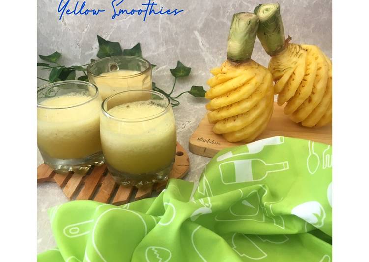 Cara meramu 246. Yellow Smoothies #JelajahResepSehat , Sempurna