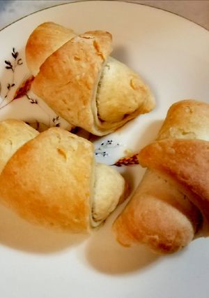Φωτογραφία της συνταγής Αφράτα νηστίσιμα κρουασάν σε αλμυρή και γλυκιά εκδοχή!