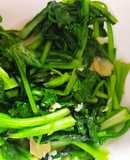 Hoja de mostaza al estilo chino