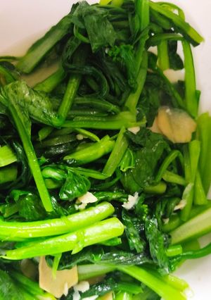 Una foto de Hoja de mostaza al estilo chino