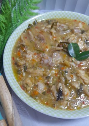 Foto resep Ayam Kukus Pedas Daun Jeruk