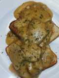 Open Face Pork Tenderloin w Gravy