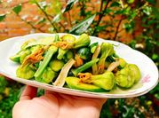 Hình ảnh của bí nụ xào