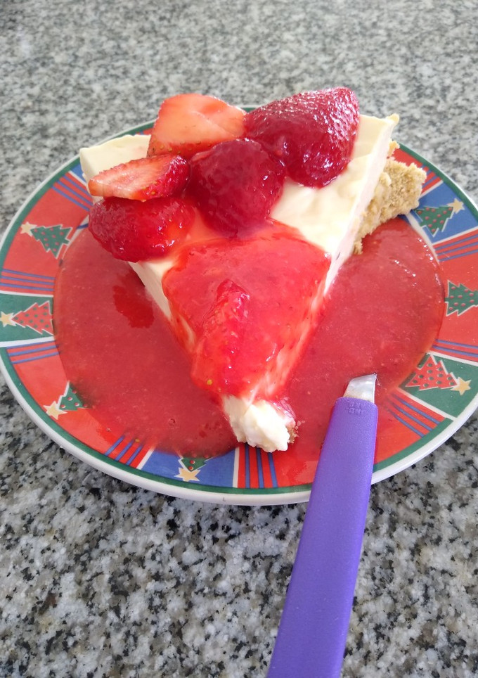 Una foto de Cheese cake de limón
