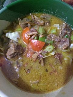 Foto resep Tongseng daging sapi dengan santan