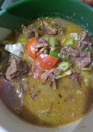 Foto resep Tongseng daging sapi dengan santan