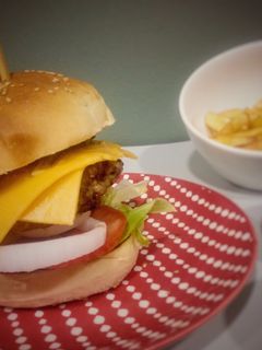 Una foto de Hamburguesas caseras