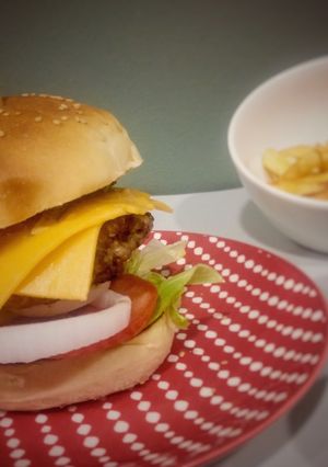 Una foto de Hamburguesas caseras