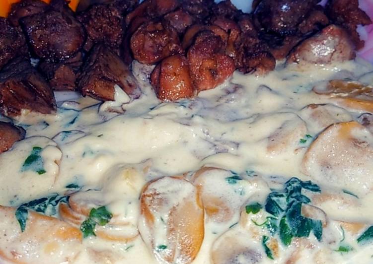 كبدة 🐓 بالكريمة السائلة سهلة و سريعة بنة لاتقاوم 😋