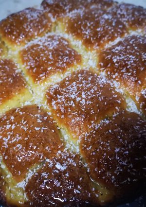 Una foto de Torta con crema pastelera