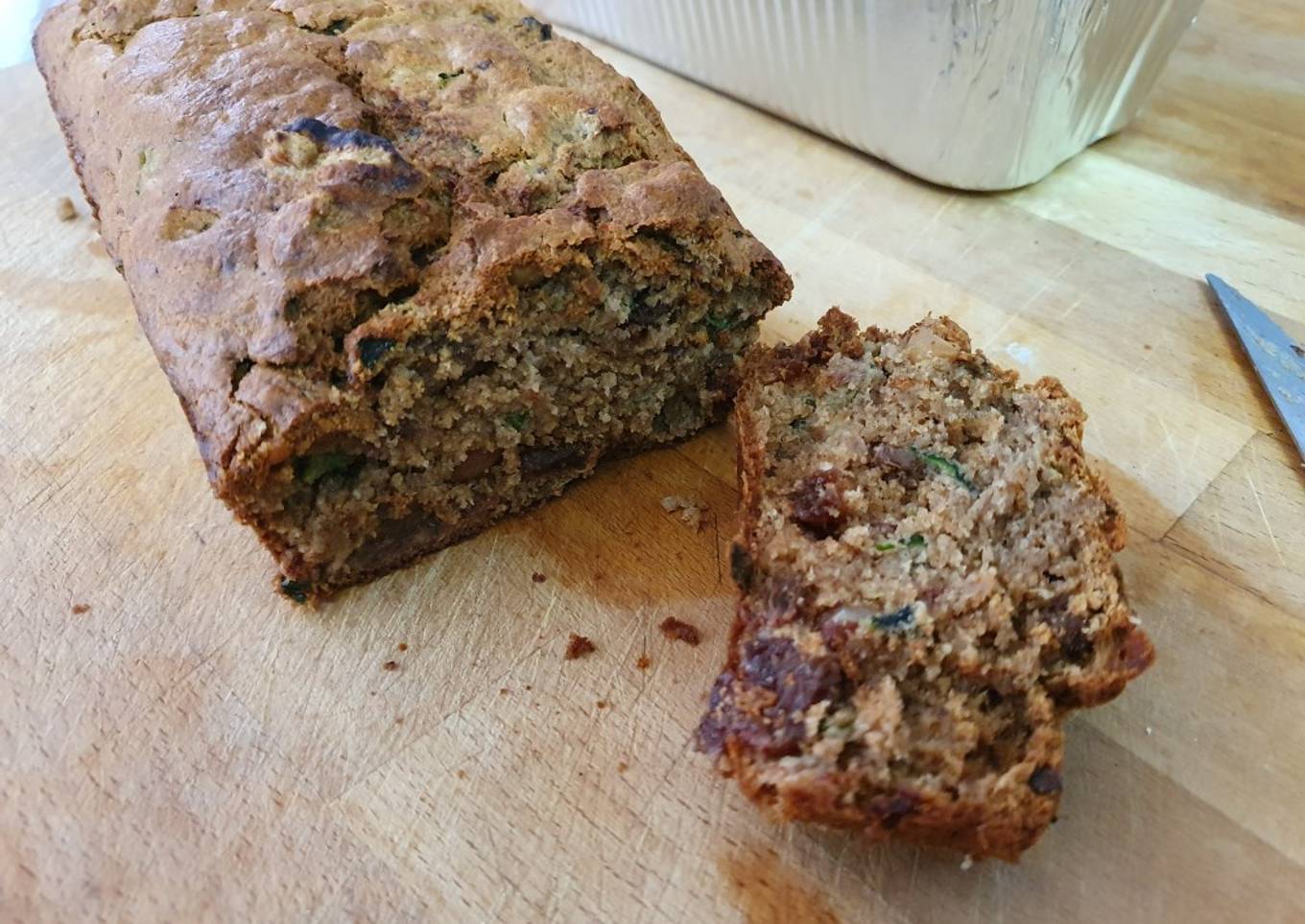 Bizcocho de calabacín fit