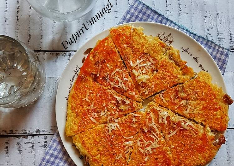 Omelet Pizza Nasi