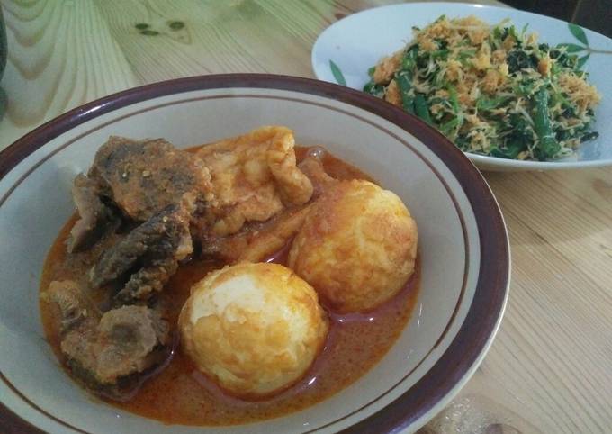 Bali Telur, Daging dan Tahu