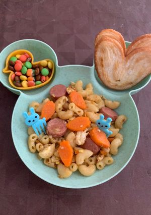 Foto resep Makaroni goreng untuk anak