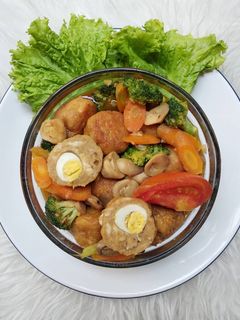 Foto resep Tumis bola daging sayuran