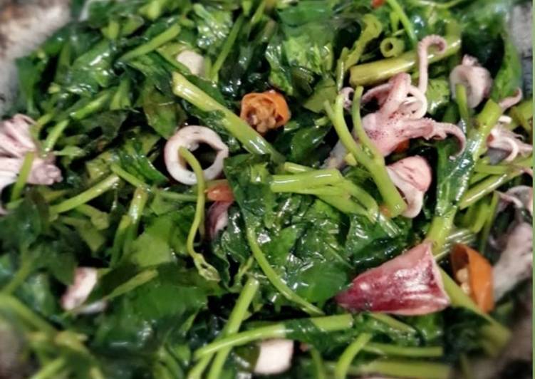 Kangkung ca cumi rawit