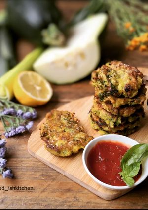 A picture of Healthy Zucchini fritters.