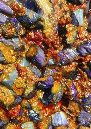 Foto resep Terong unggu sambelado pedas gurih