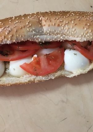 صورة لوصفة ساندويش بيض مسلوق🥚
