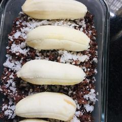 A picture of Ragi puttu pazham.