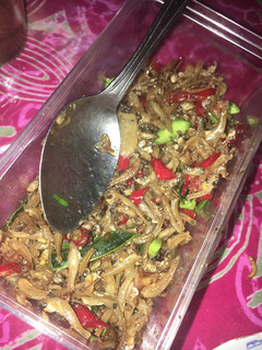 Foto resep Teri oseng pete