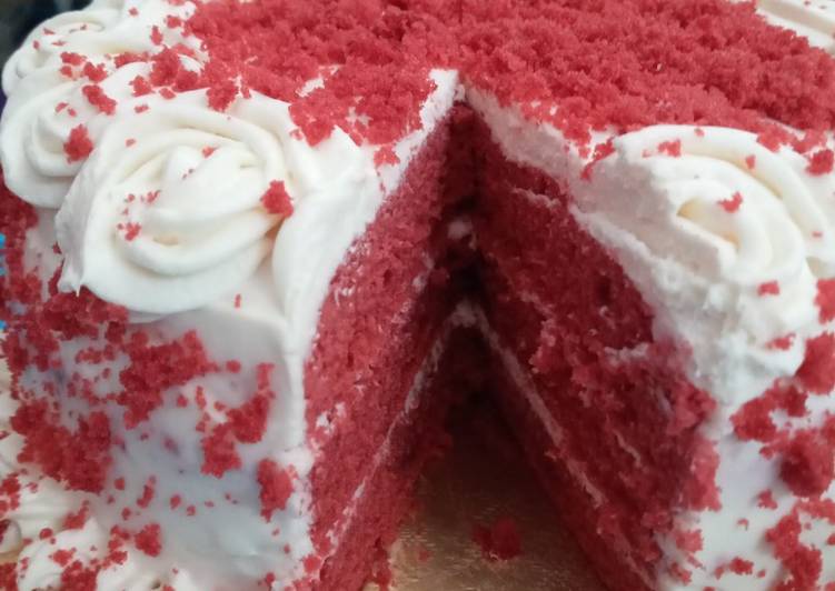 {Cara Membuat Cake Red velvet Legit dan Nikmat