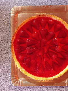 Una foto de Tarta de frutilla
